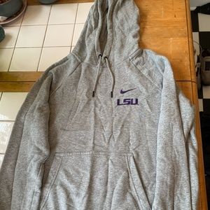 Nike LSU Grey Hoodie